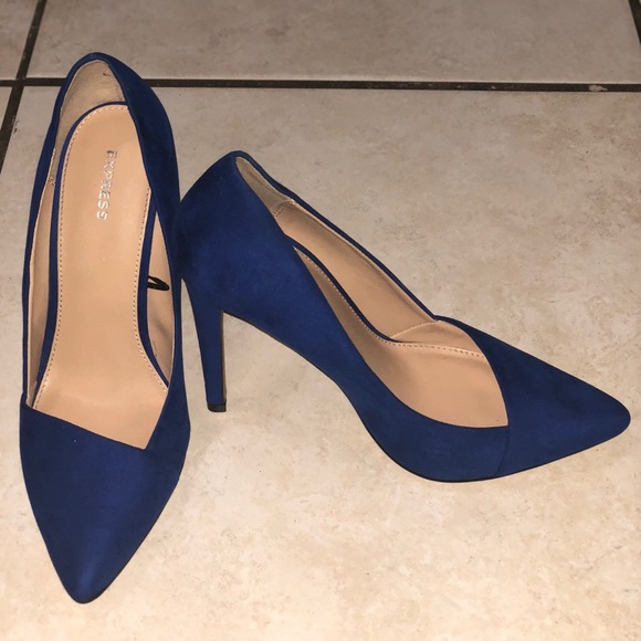 Blue Express pointy heels - Picture 3 of 3
